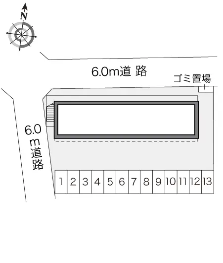 ★手数料０円★岐阜市萱場東町９丁目　月極駐車場（LP）